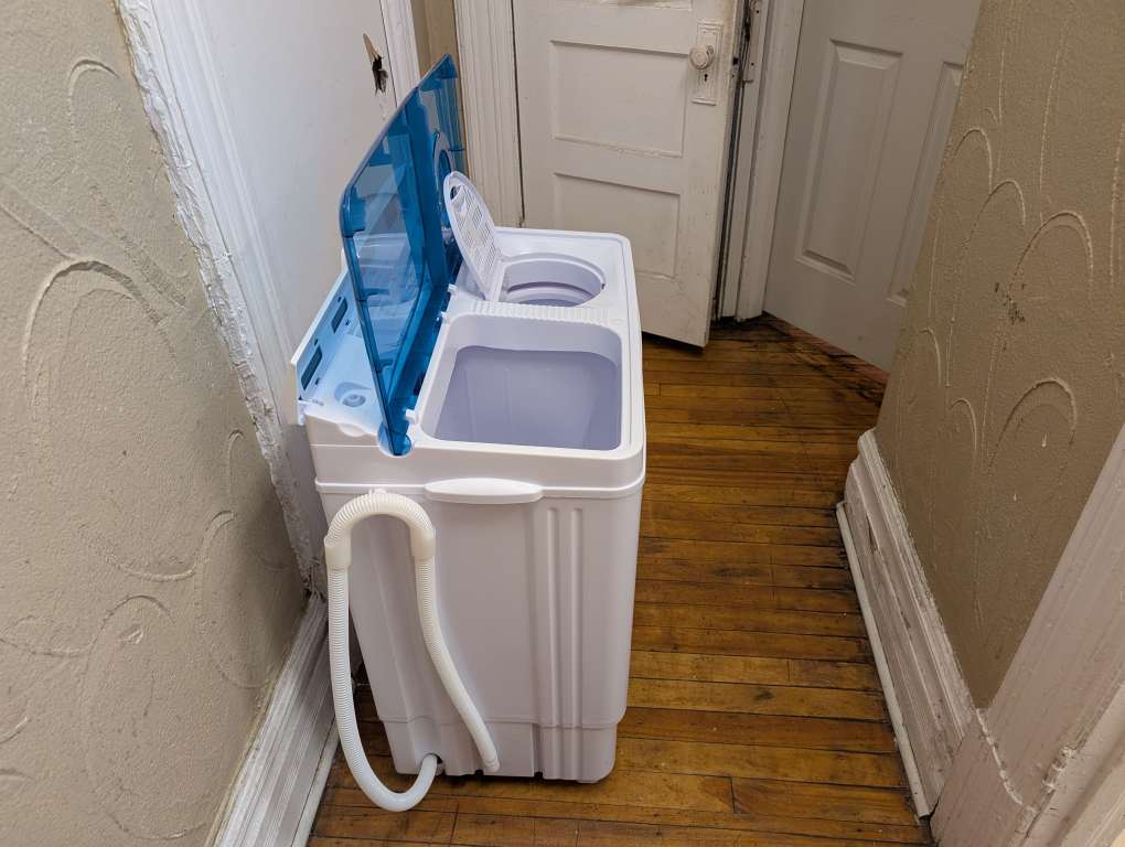 Portable Twin Tub Washing machine Drying rack included - photo 3