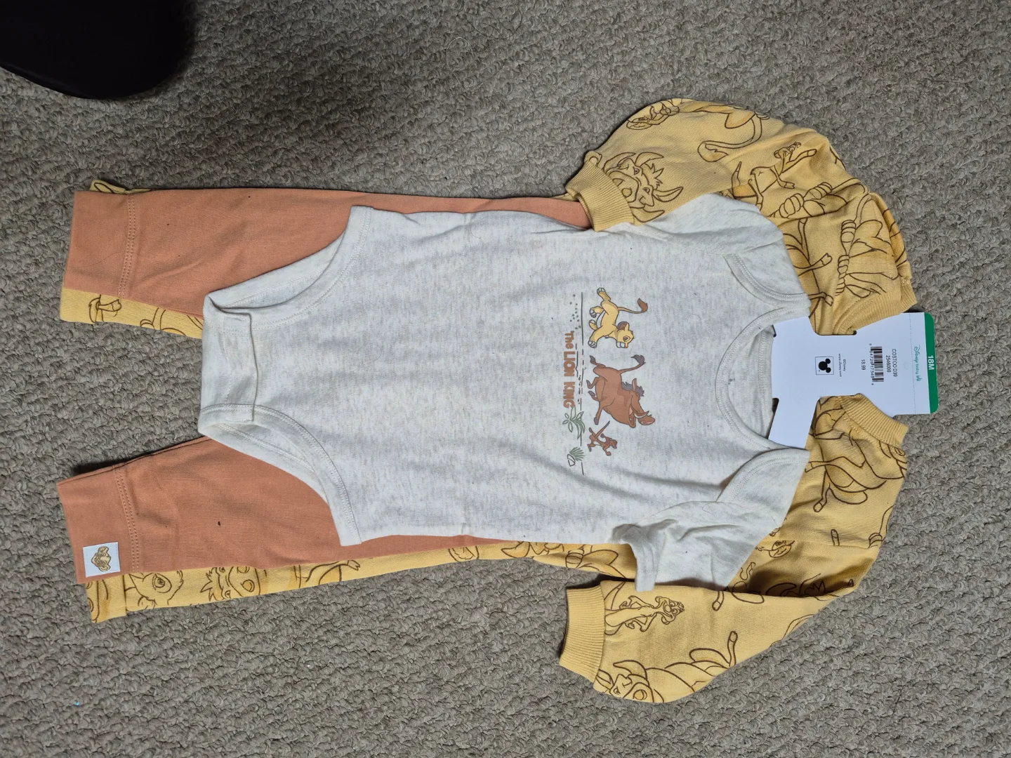 Disney Baby The Lion King 4-Piece Outfit - 18M image indicator(2)