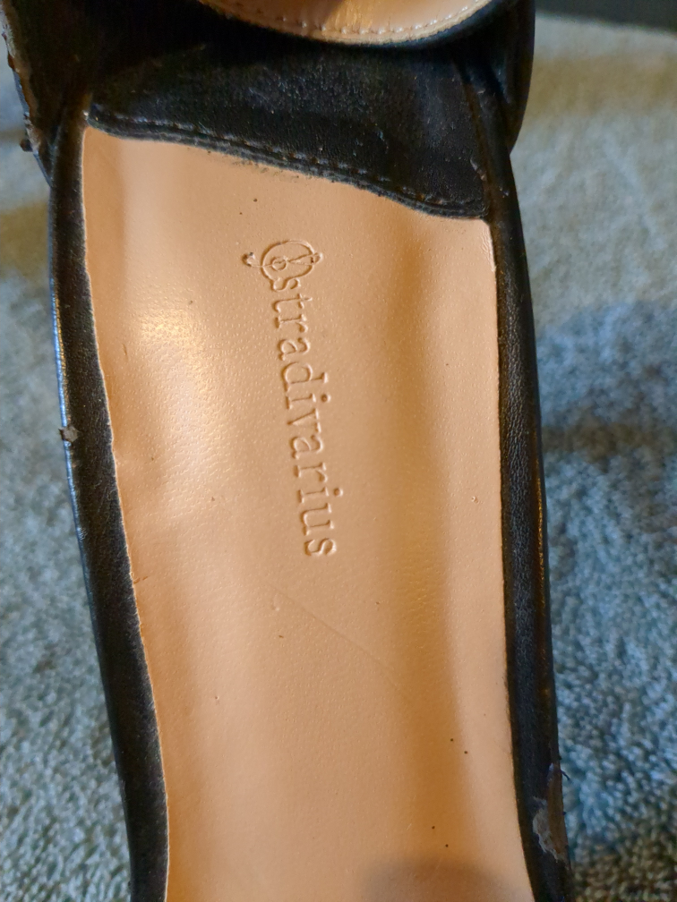 Stradivarius Black Ankle Strap Heels size 39 - photo 5