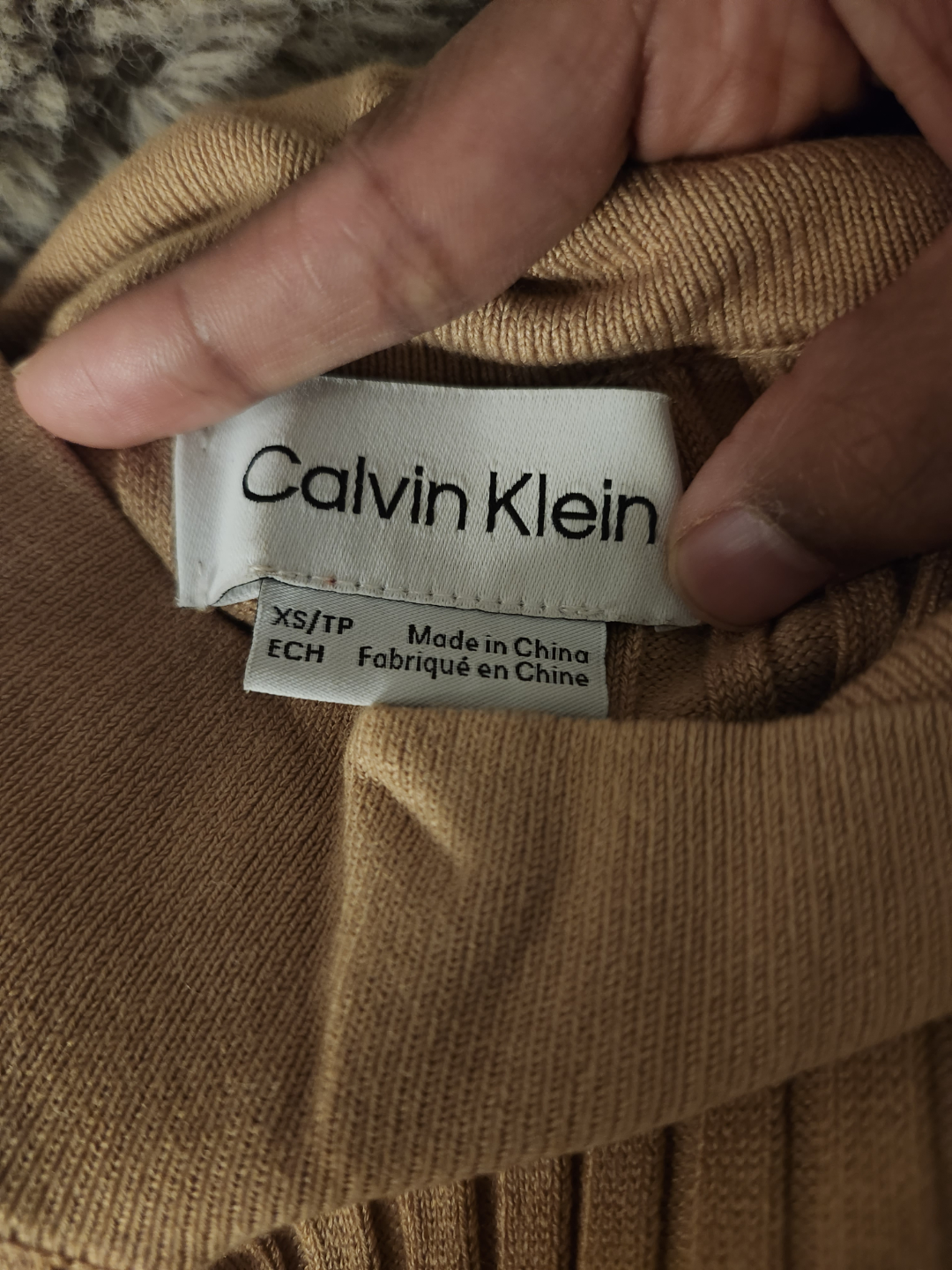Calvin Klein Ribbed knit midi dress - photo 2