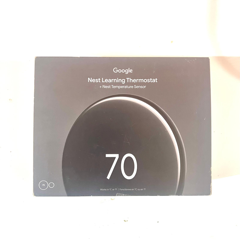 Google Nest Learning Thermostat with Temperature Sensor