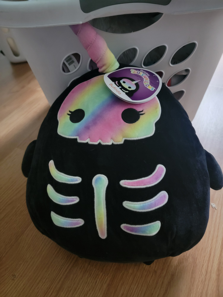 Squishmallow Buffanda Rainbow Skeleton Plush