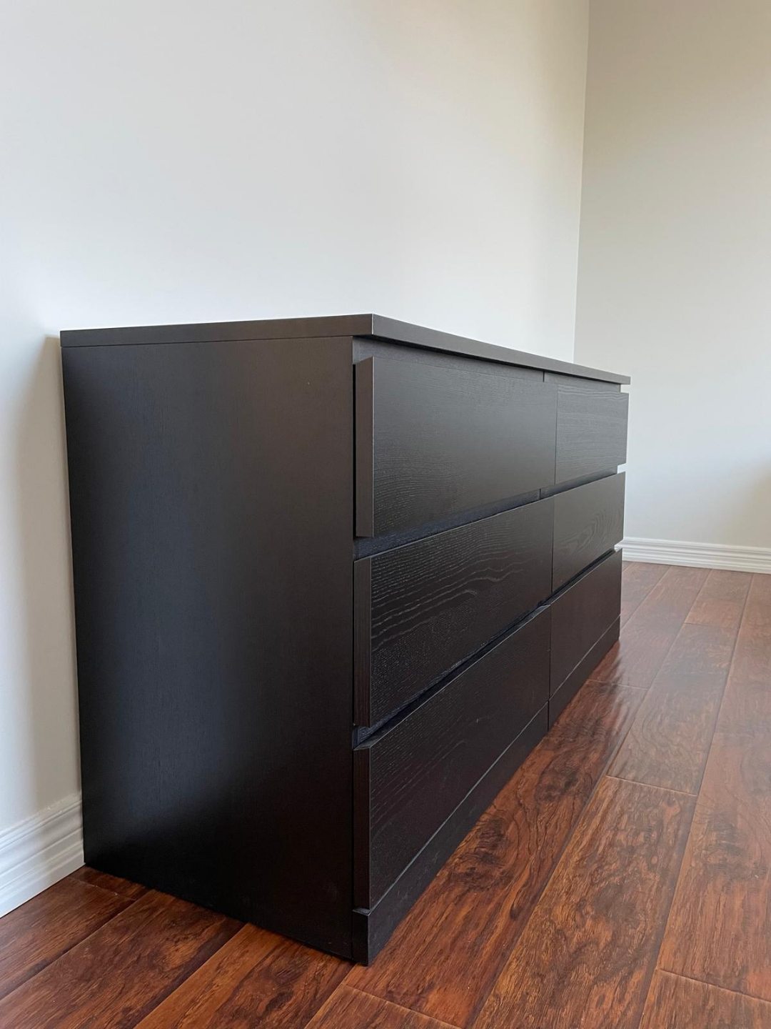 IKEA MALM 6-Drawer Dresser - Black-Brown - photo 2