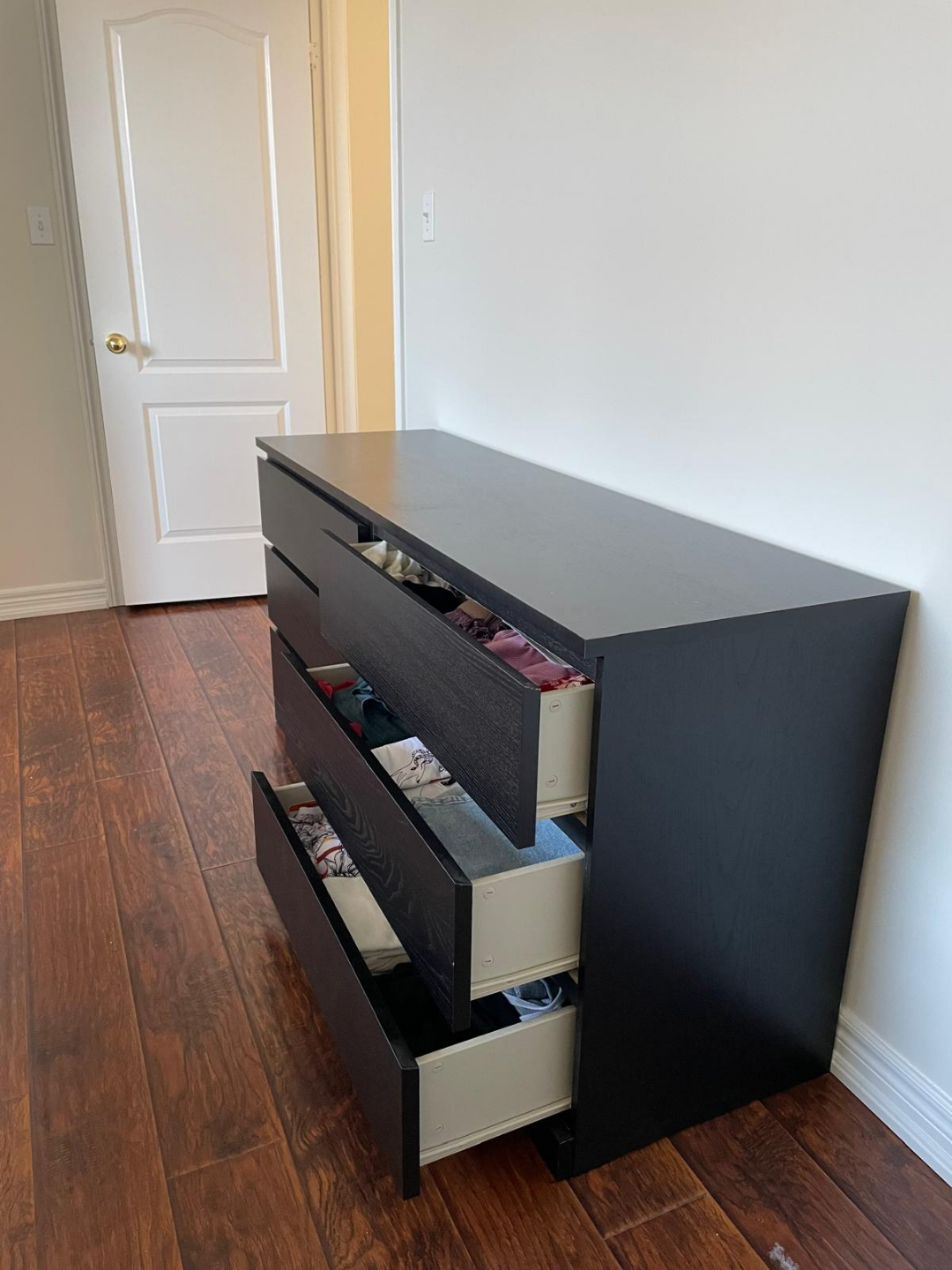 IKEA MALM 6-Drawer Dresser - Black-Brown - photo 3