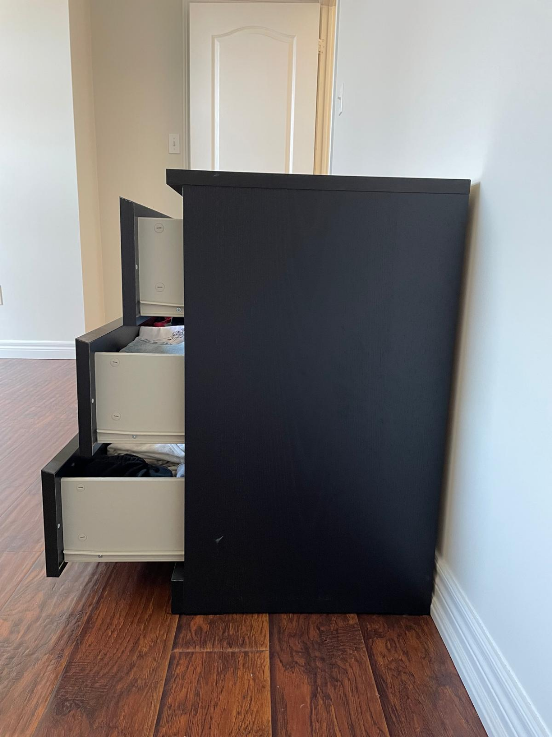 IKEA MALM 6-Drawer Dresser - Black-Brown - photo 4