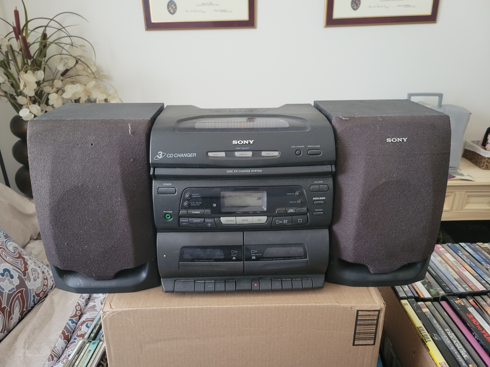 Sony 3-Disc CD Changer Stereo System