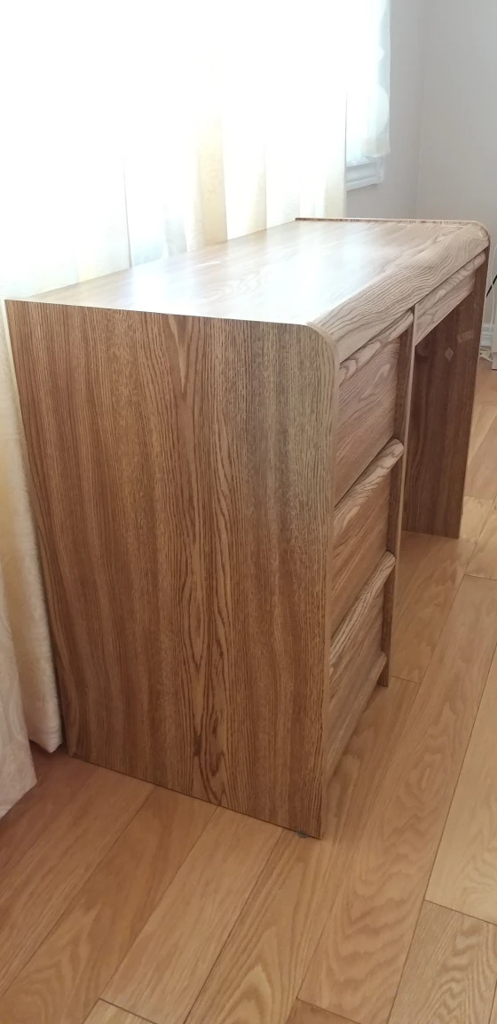 Wooden Desk with Three Drawers - photo 2