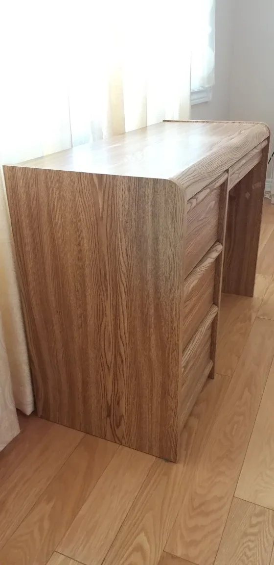 Wooden Desk with Three Drawers image indicator(2)