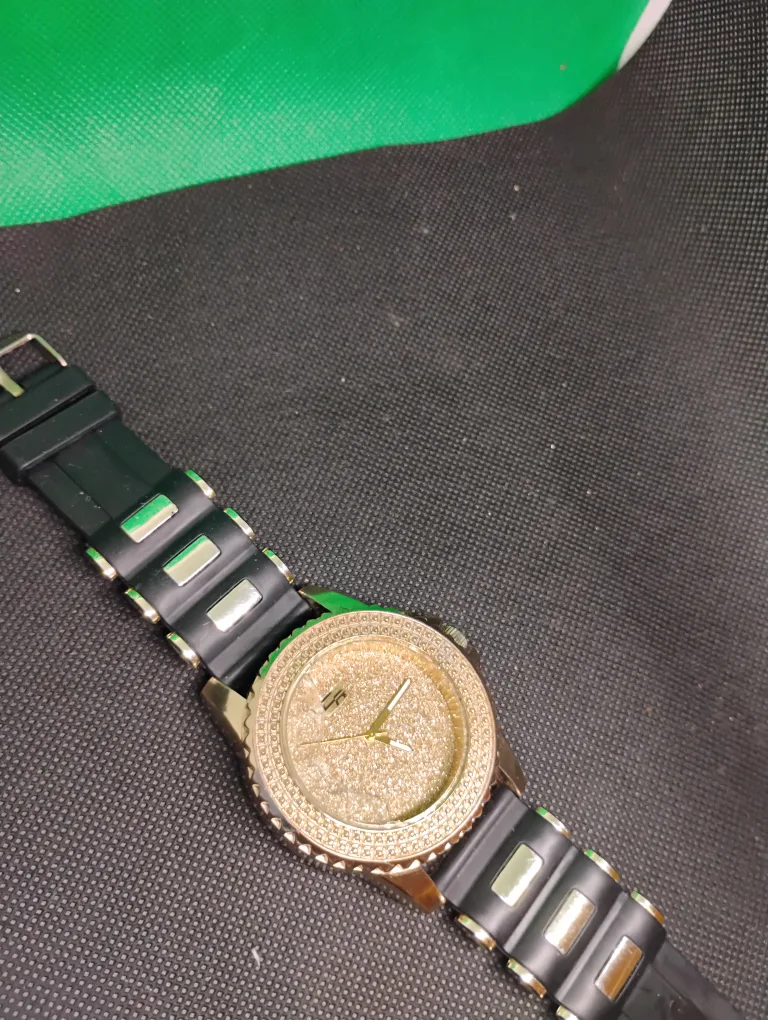 Charles Raymond Gold Bling Watch image indicator(2)