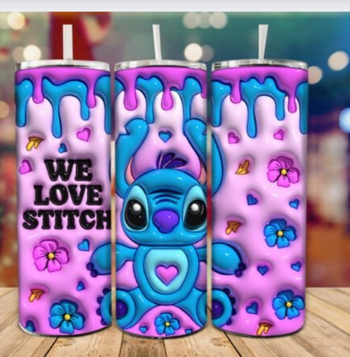 Stitch 20oz Skinny Tumblers