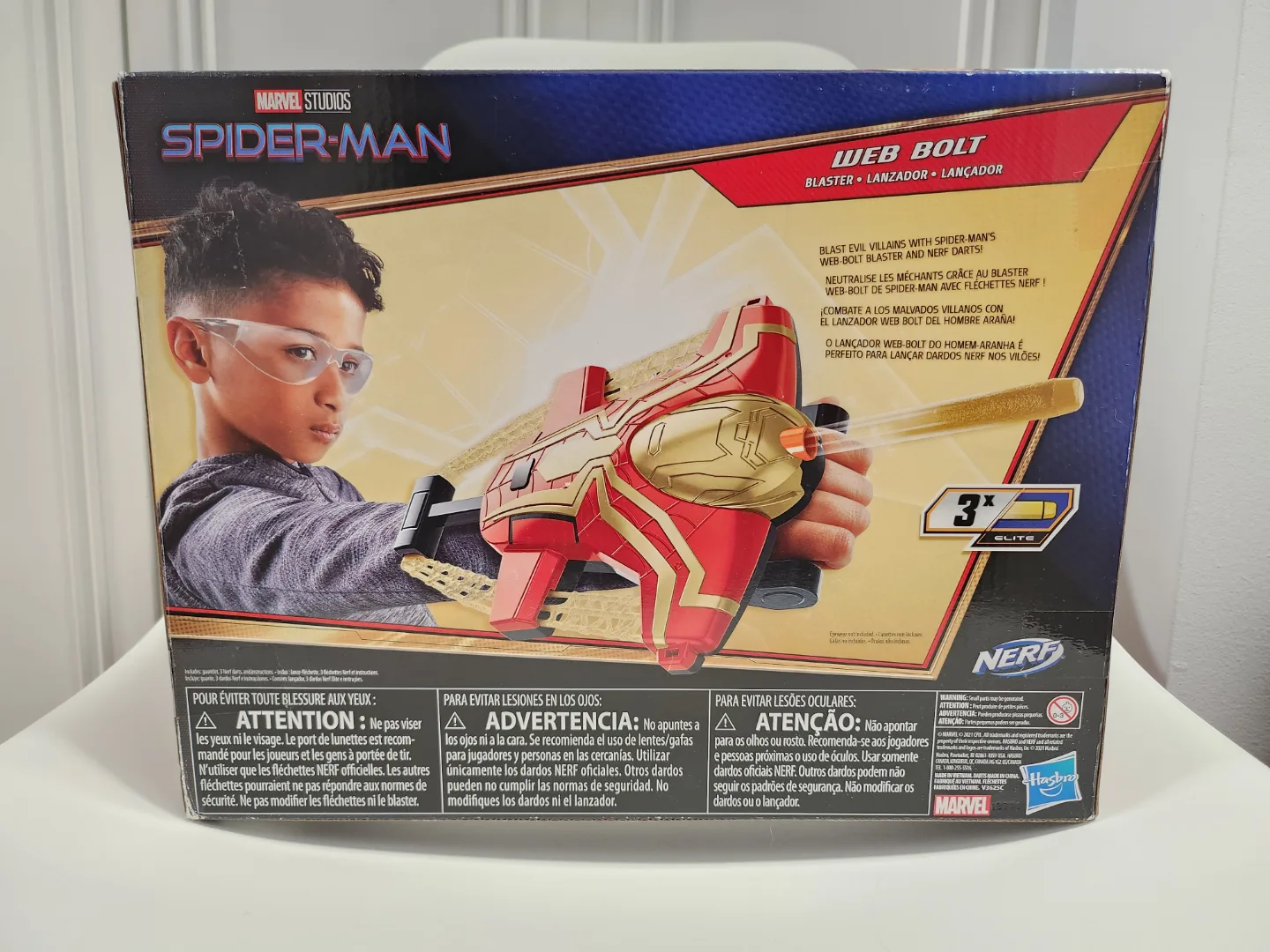Nerf Marvel Spider-Man Web Bolt Blaster image indicator(2)