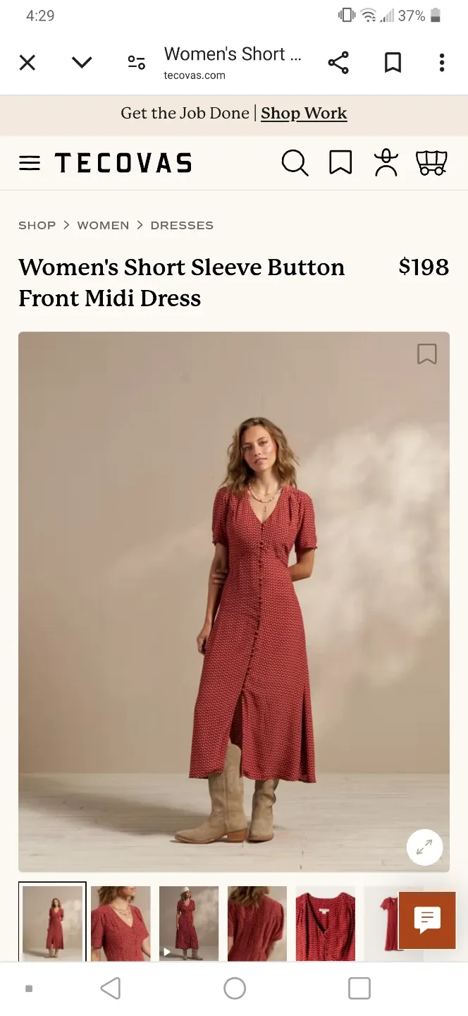 New Tecovas dress, size S image indicator(10)