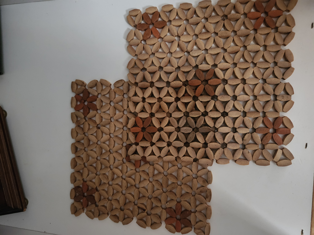 💚 Set of Two Wooden Coasters