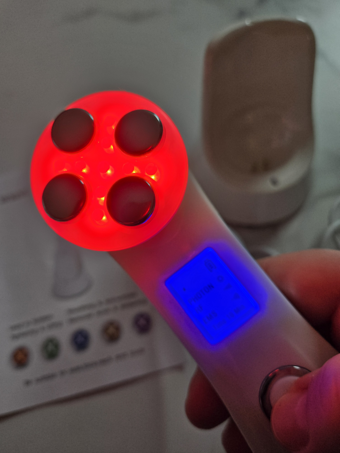 NEW LED Red Light Phototherapy Skin Rejuvenation Device - photo 3