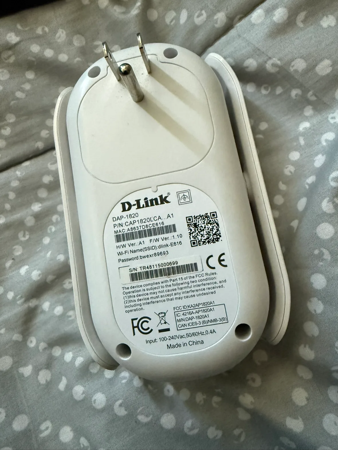 D-Link DAP-1820 Wireless AC750 Range Extender image indicator(2)