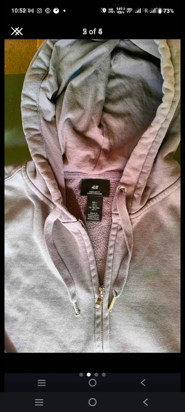 Men's H&M Zip-Up Hoodie thumbnail