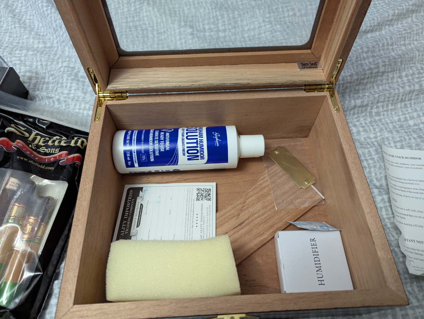 Quality Importers Cigar Humidor