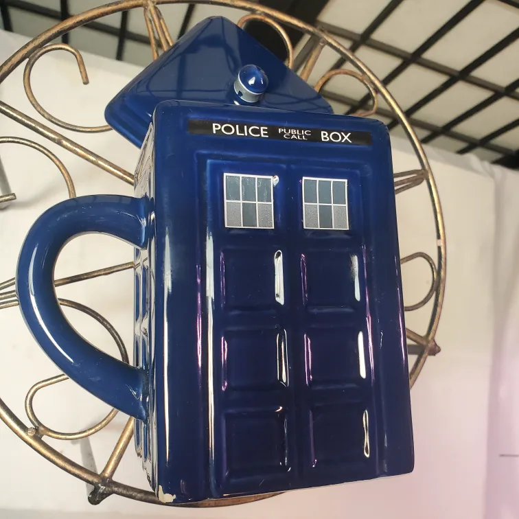 Bbc Doctor Who Tardis Coffee Mug With Lid Police image indicator(7)