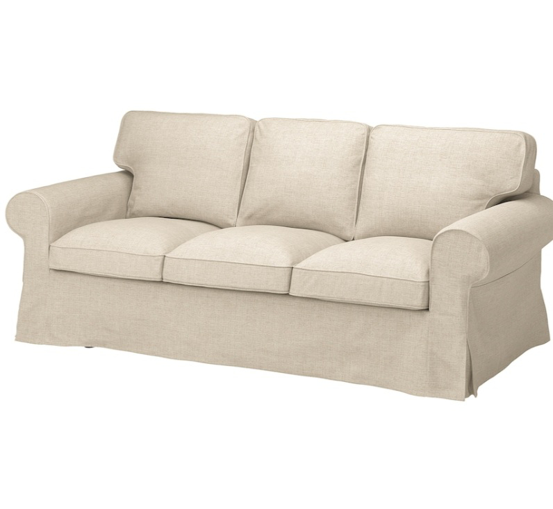 IKEA UPPLAND Sofa - 2 different covers- Dark Blue & Beige Covers - photo 2