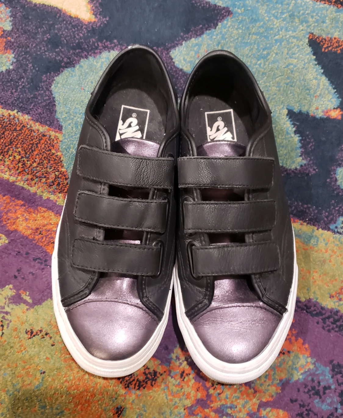 Vans Leather Velcro Sneakers - photo 2