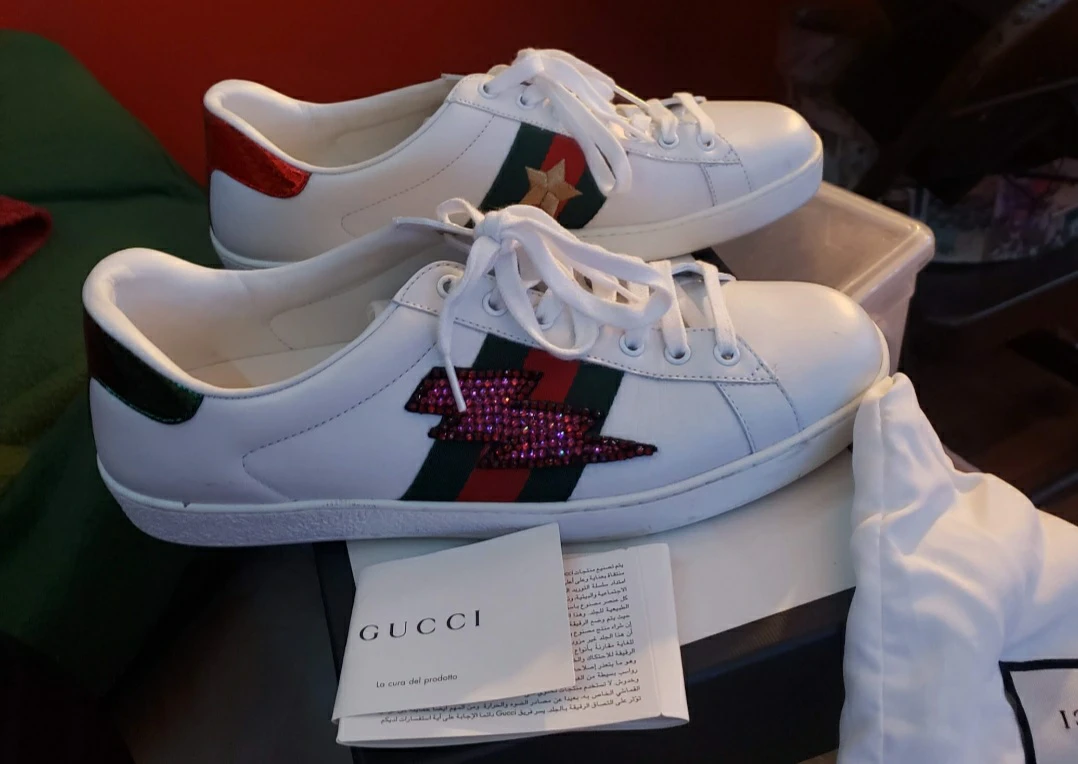 Gucci Embroidered Sneaker - photo 4