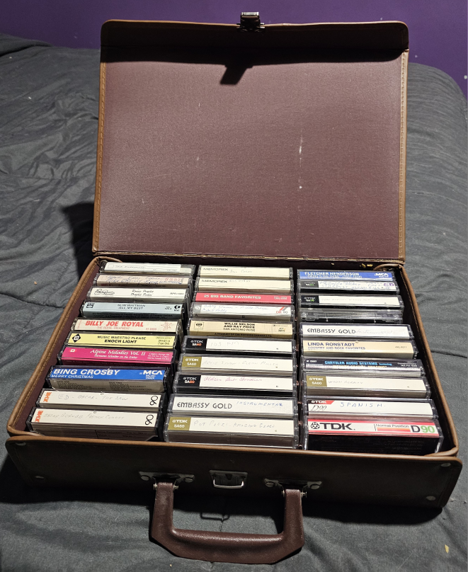 Vintage Cassette Tape Collection in Carrying Case - photo 3