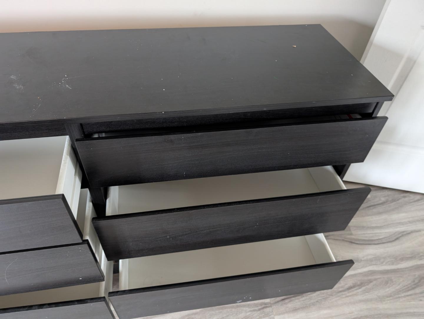 IKEA 6-Drawer Dresser - Black-Brown - photo 5