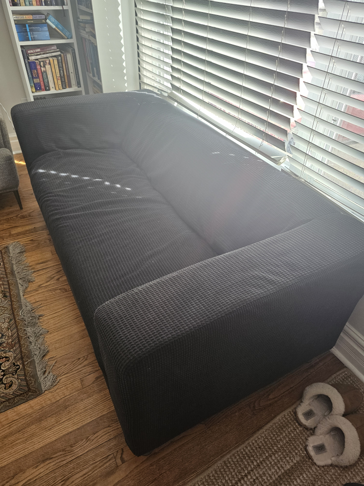 IKEA Sofa & Cover - Blue - photo 3