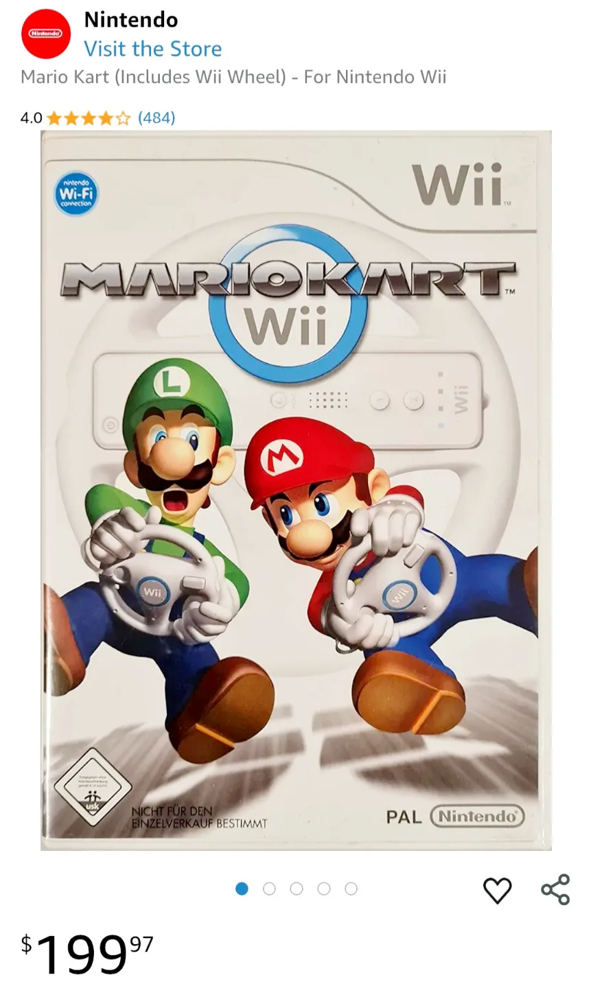 Mario Kart Wii Nintendo Wii image indicator(6)