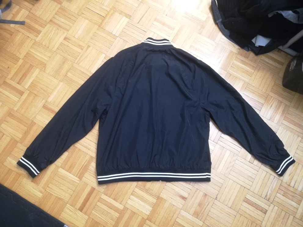 Men's H&M Black Bomber Jacket - Size XL - photo 5