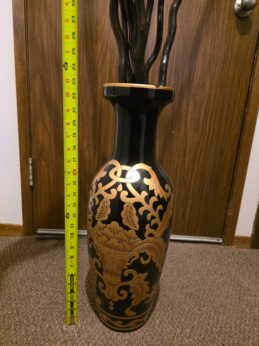 Vase with Decorative Sticks thumbnail