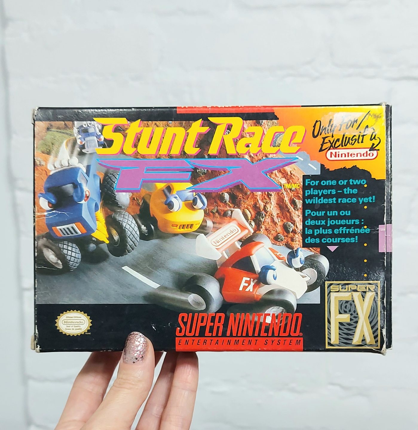 Super Nintendo SNES Stunt Race FX complete - photo 2