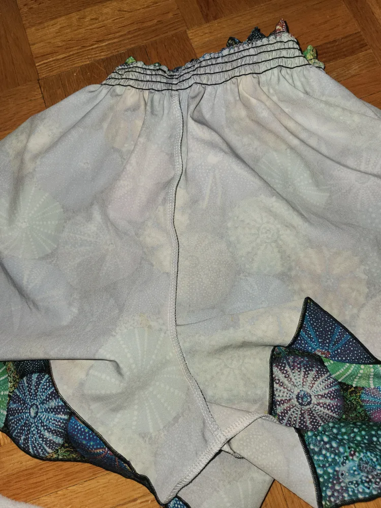 BlackMilk Clothing Sea Urchin Print Shorts with Tie Waist image indicator(5)