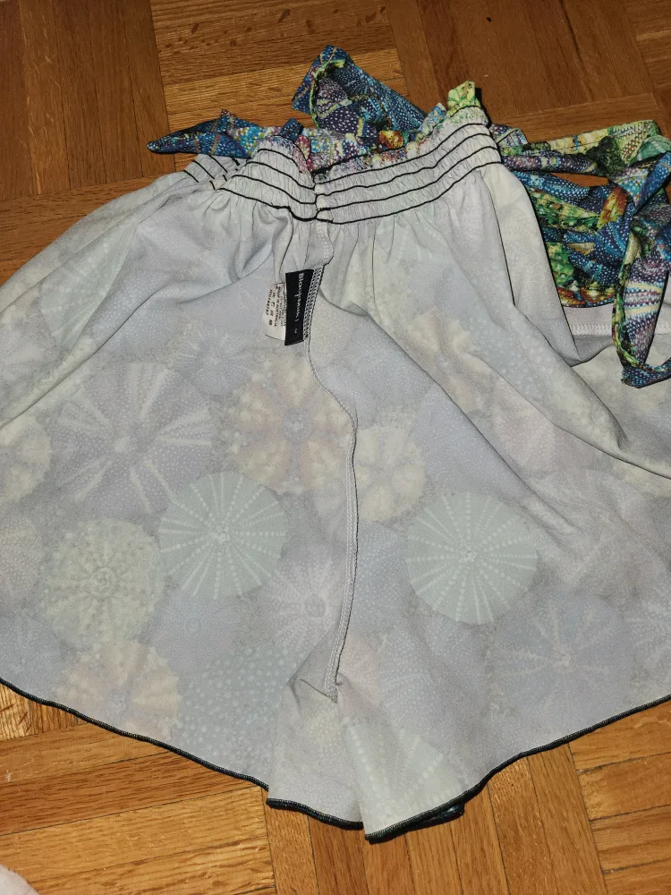 BlackMilk Clothing Sea Urchin Print Shorts with Tie Waist image indicator(6)