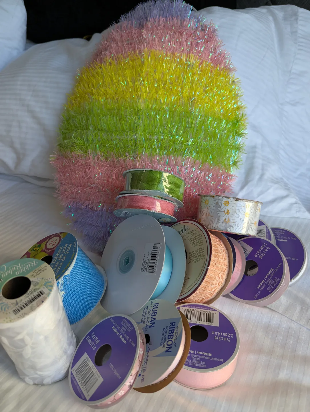 Bulk Ribbon Lot - Various Colours and Textures image indicator(6)