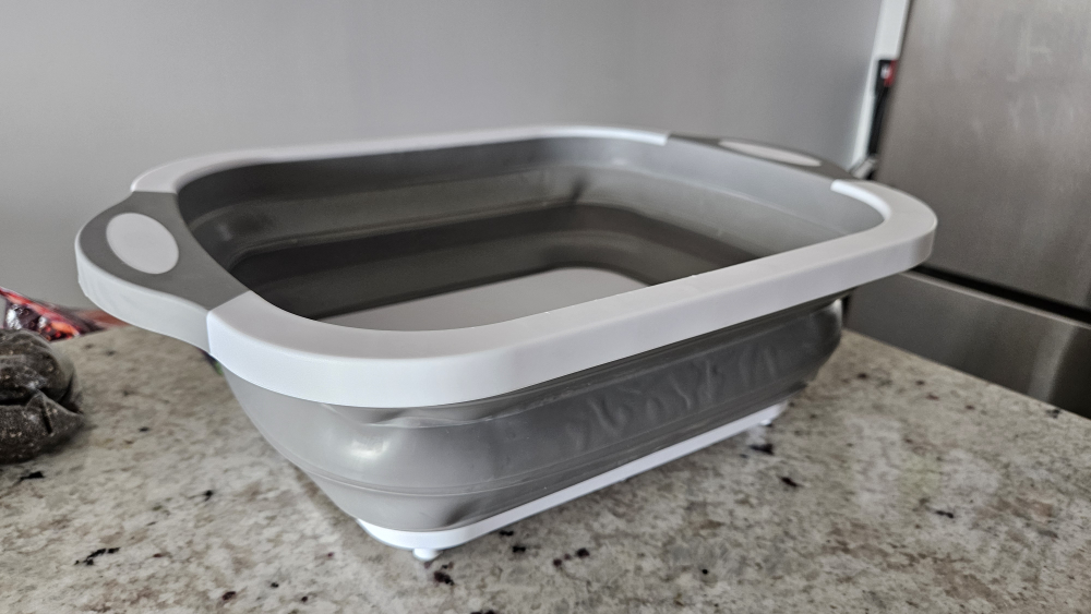 Collapsible Washing Basket with Cutting Board - photo 5