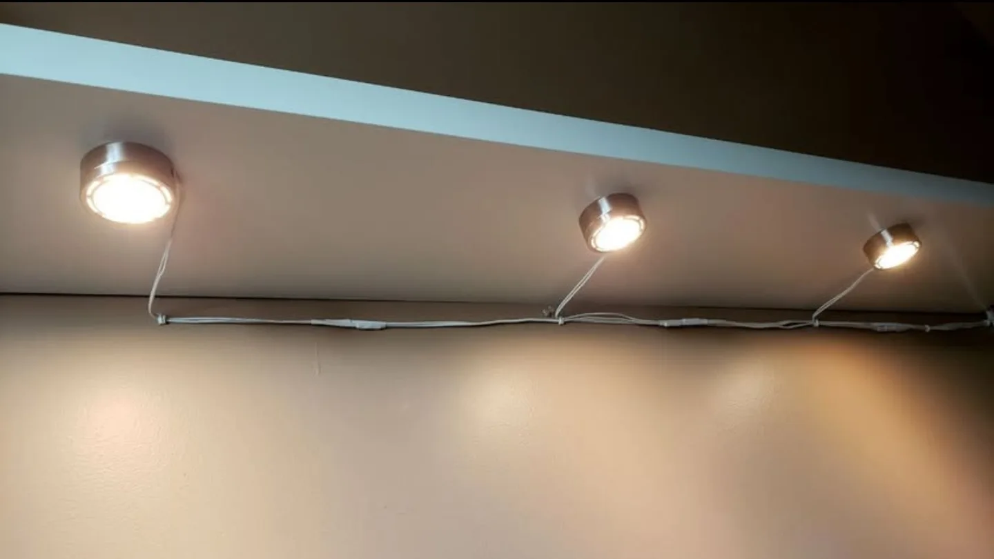 Three-pack Under-Cabinet LED Puck Lights thumbnail