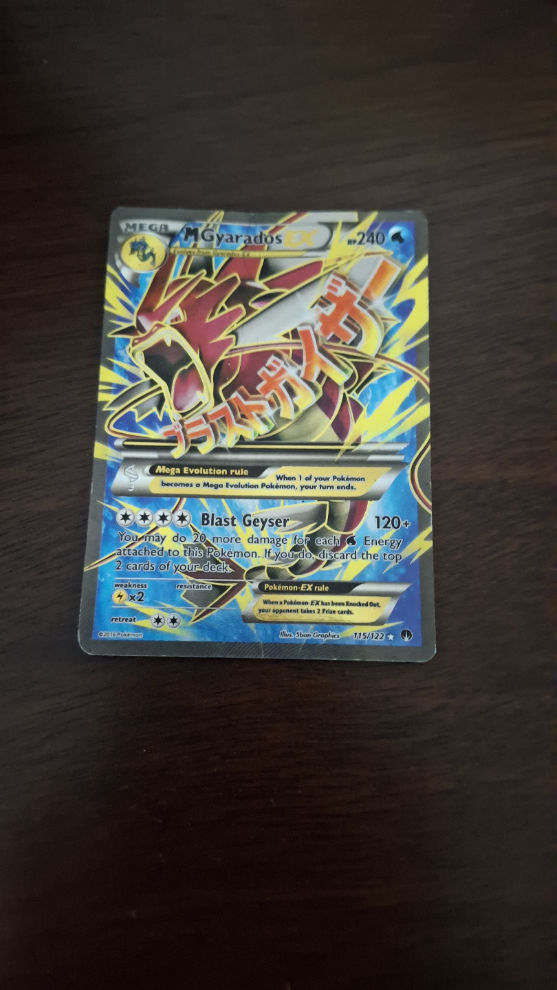 Mega Gyarados EX - 115/122 Pokemon Card