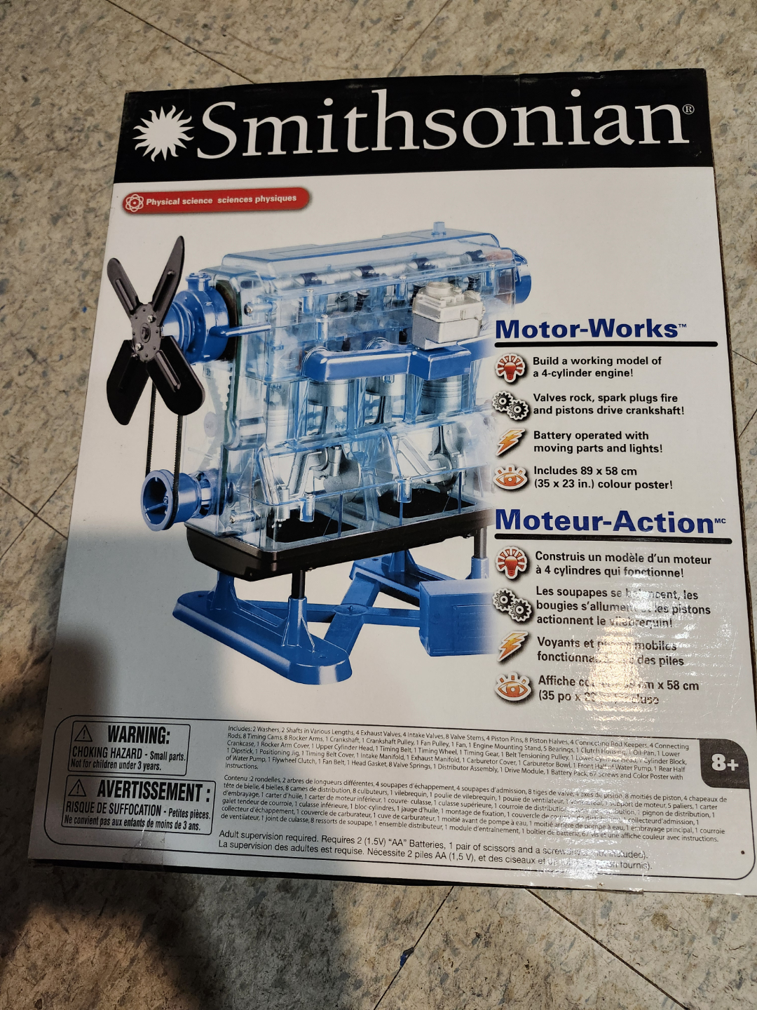Smithsonian Motor-Works 4-Cylinder Engine Model Kit