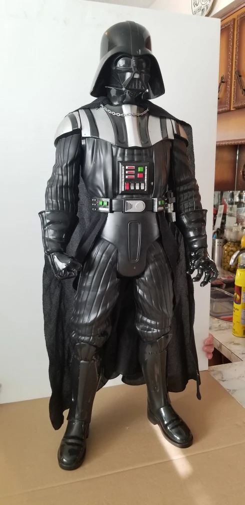 Darth Vader action figure  , 32 inches tall  .