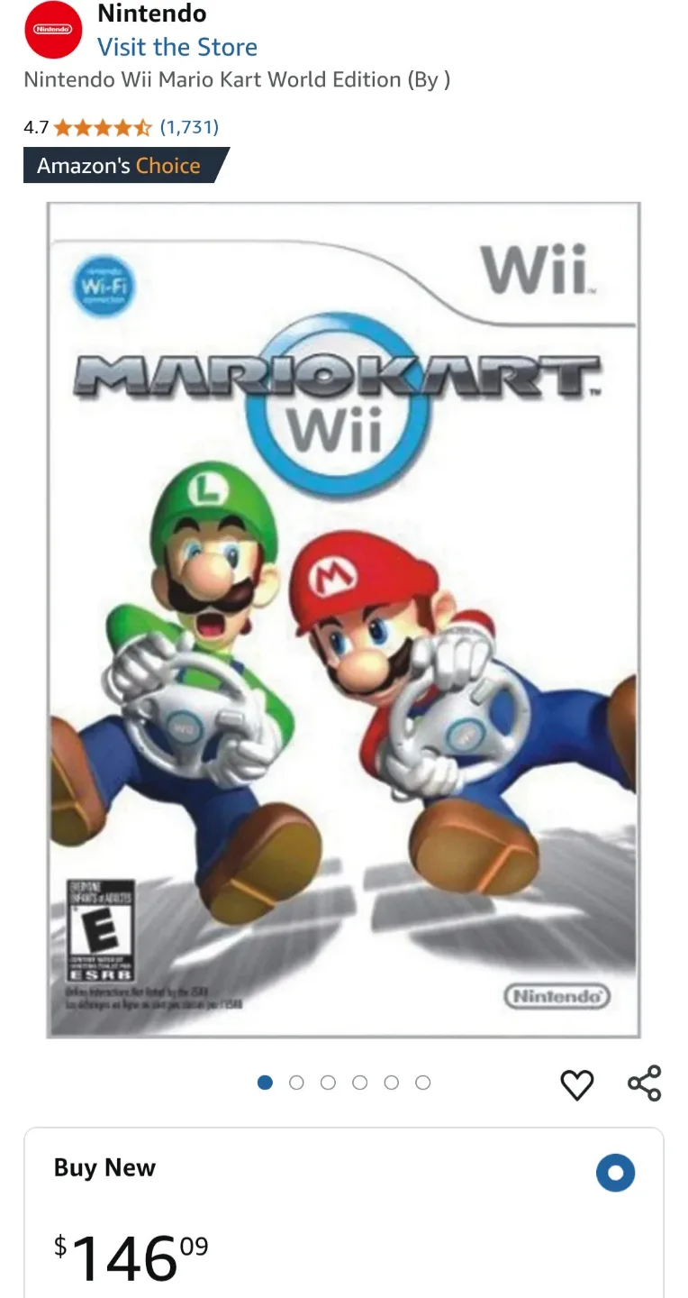 Mario Kart Wii Nintendo Wii image indicator(8)