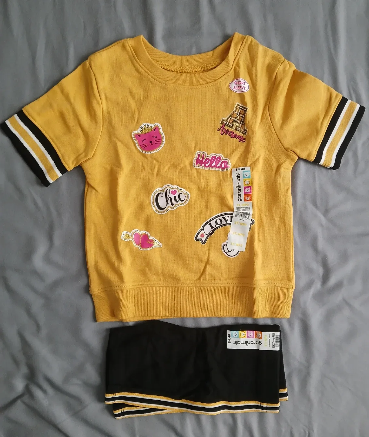 Girls' Adorable 2-Piece Outfits - Variety of Styles (3T) image indicator(5)