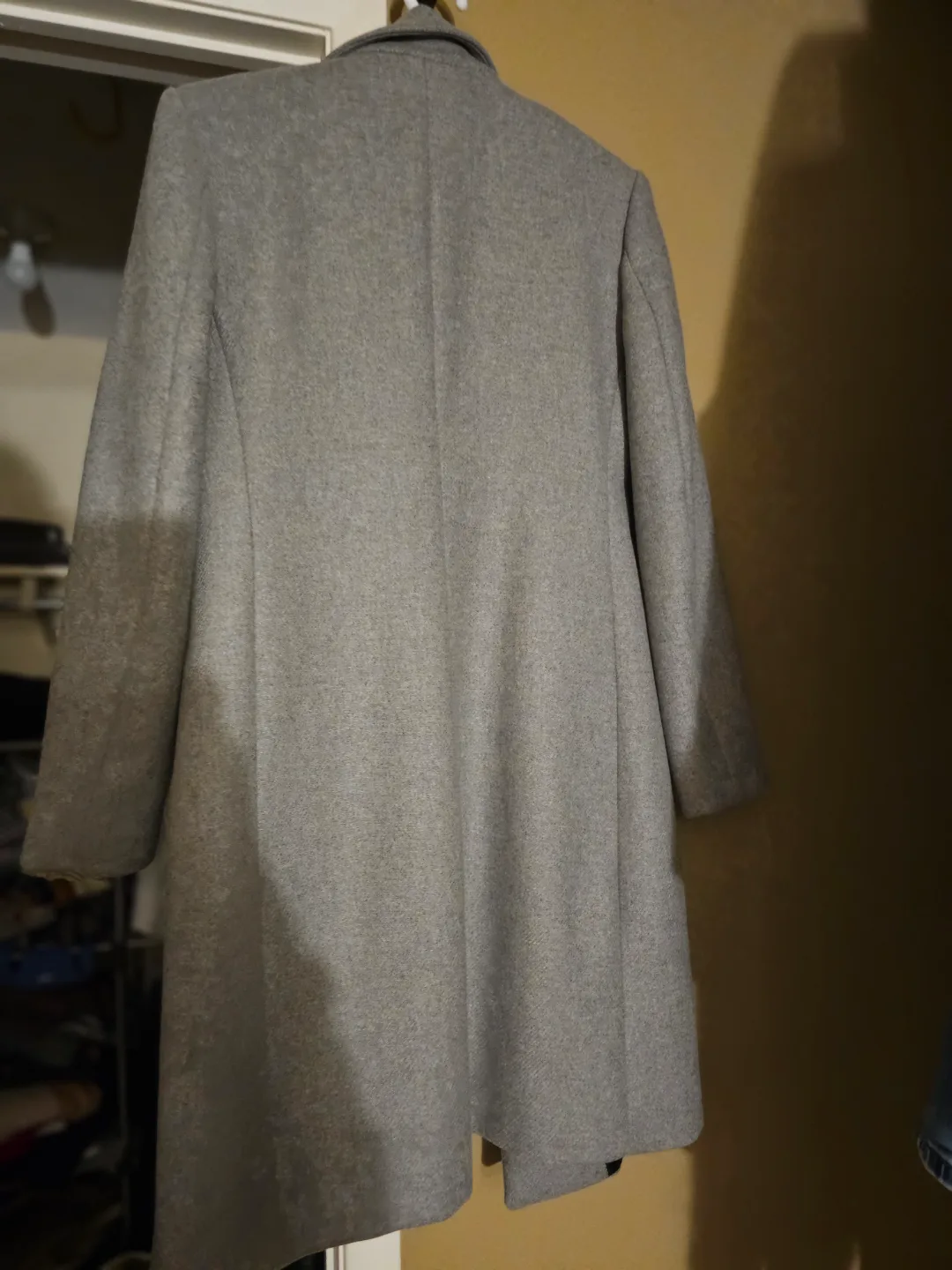 Zara Grey Wool Blend Coat image indicator(4)