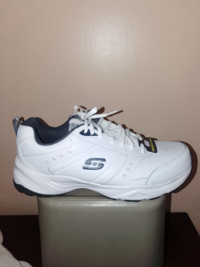 Men's Skechers Memory Foam Walking Shoes - White - photo 2