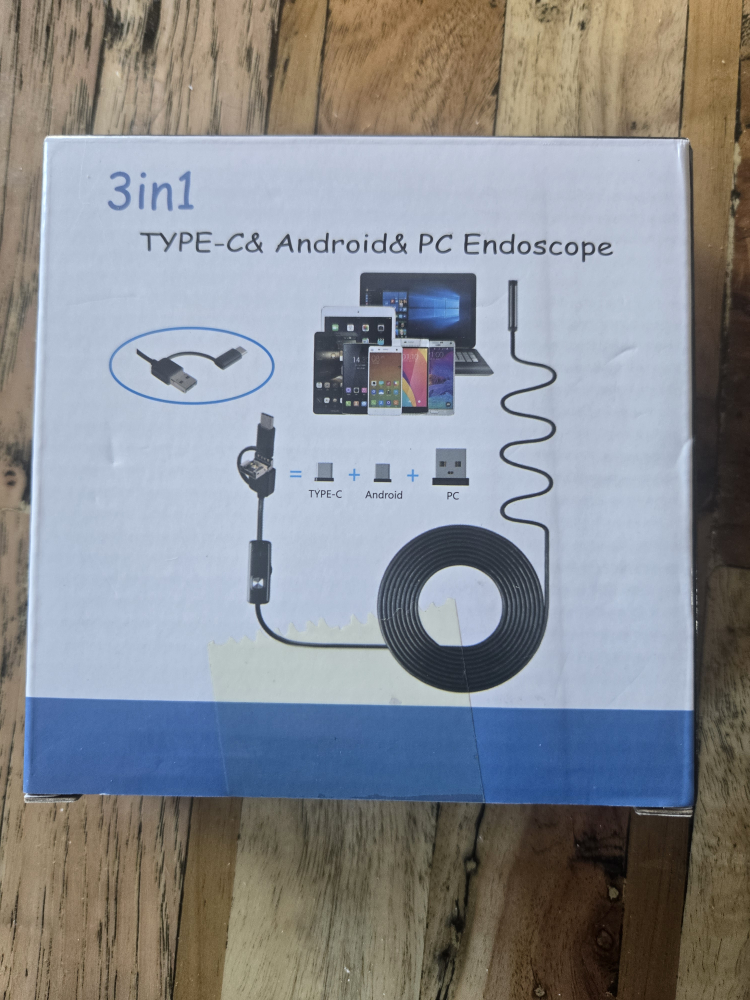 3-in-1 USB Type-C, Android, and PC Endoscope