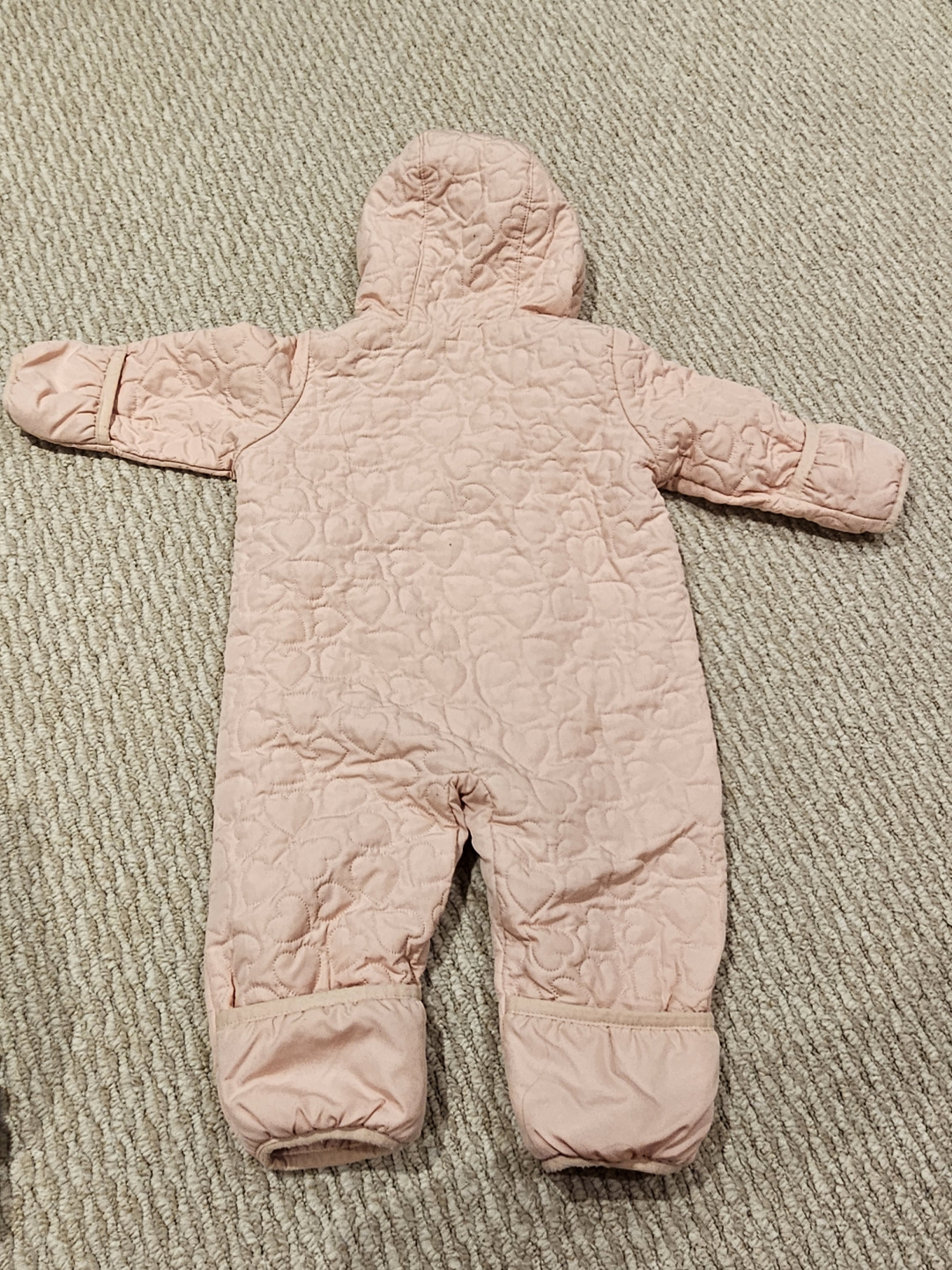 BabyGap Pink Baby Snowsuit Size 6-9 Months - photo 3