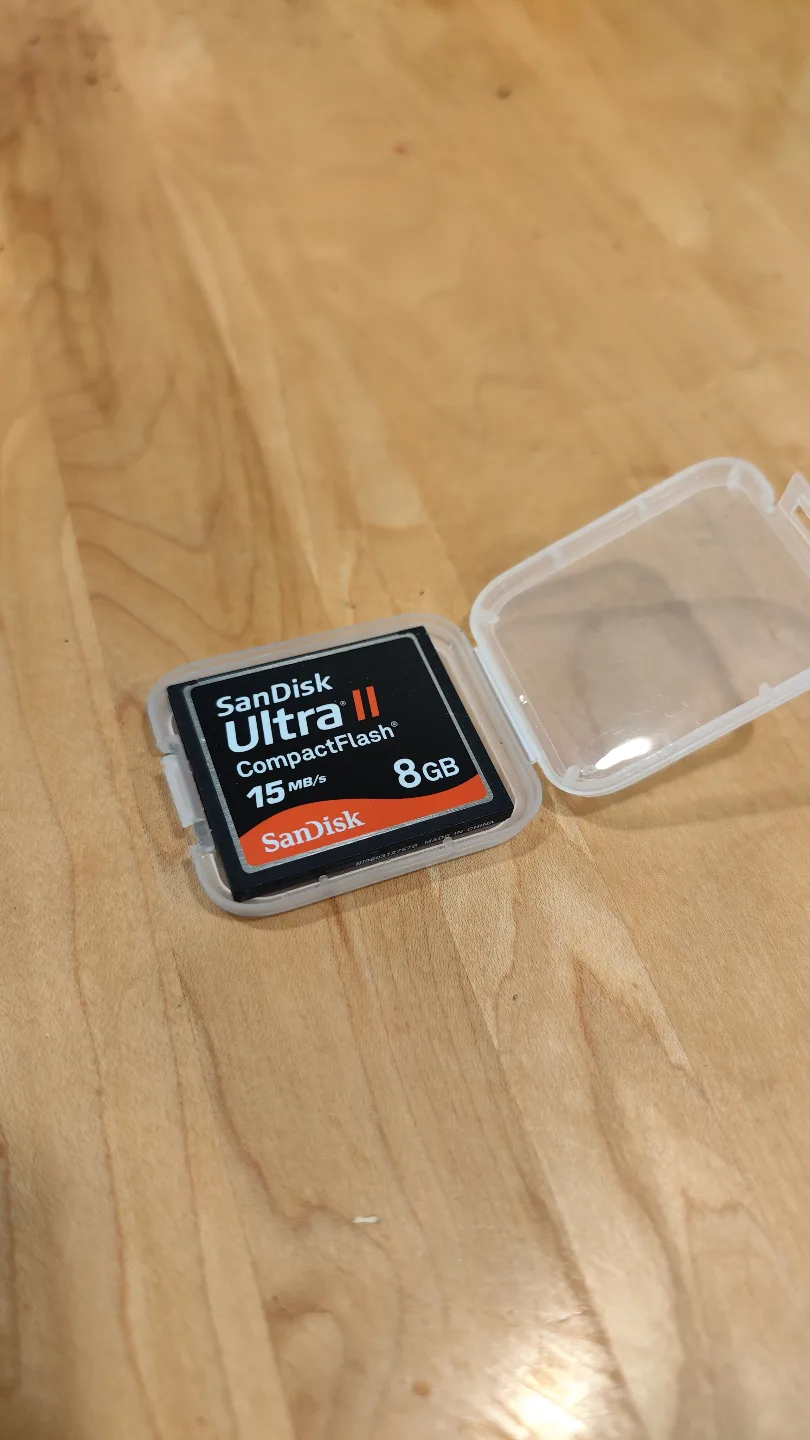 compact flash card thumbnail