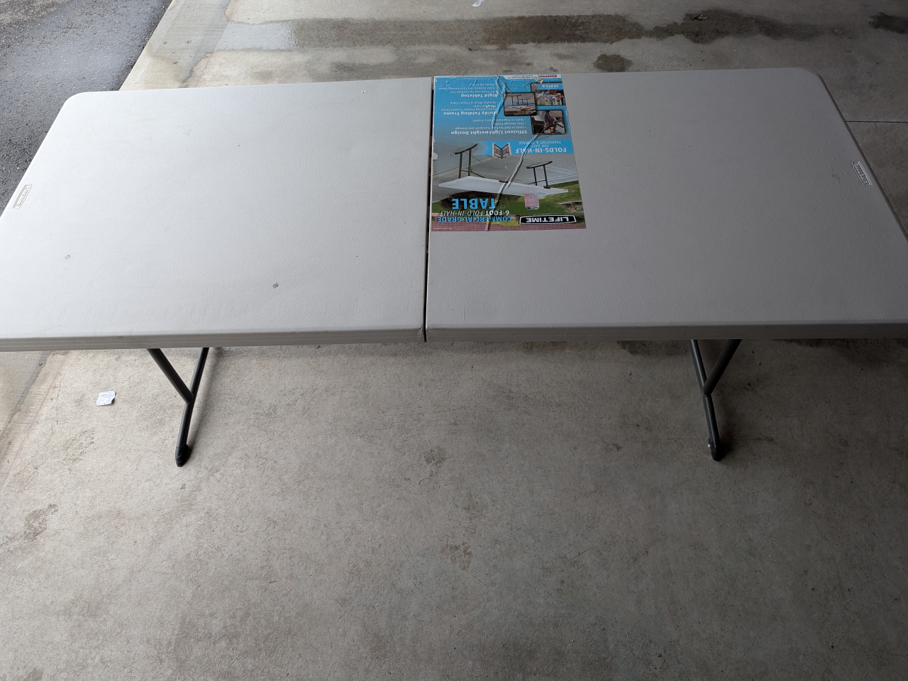 6-foot Fold-in-Half Table - photo 2