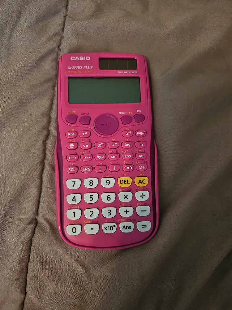 CASIO fx-300ES PLUS Scientific Calculator - Pink thumbnail