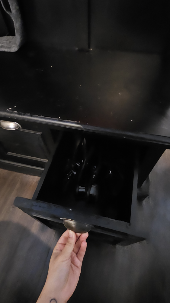 MOVING SALE, Black Hall Tree Entryway Storage Bench - photo 3